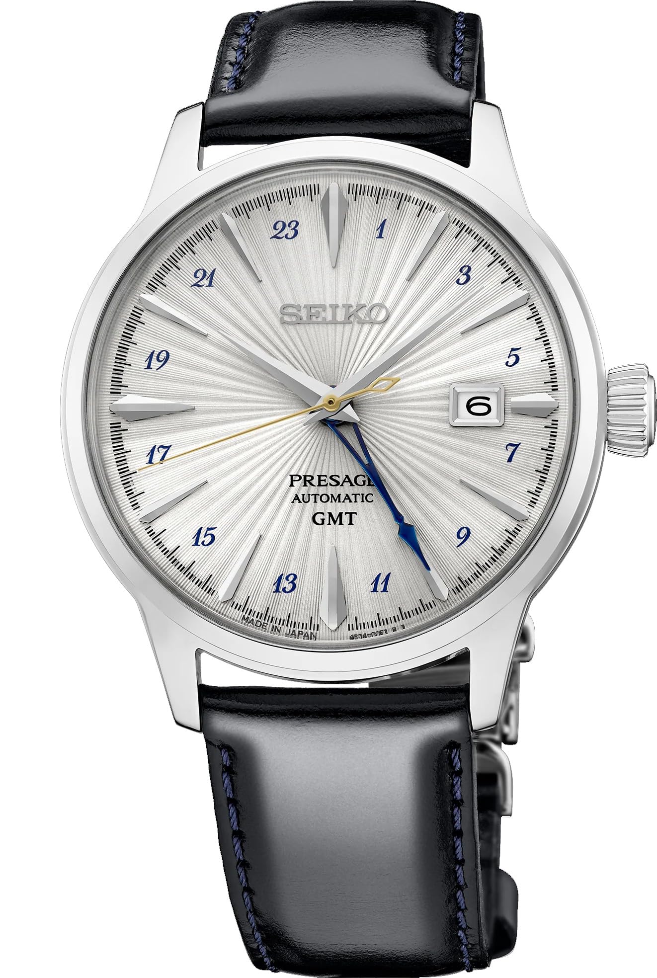 Amazon | SEIKO Presage SSK049 メンズ カクテルタイム GMT レザー